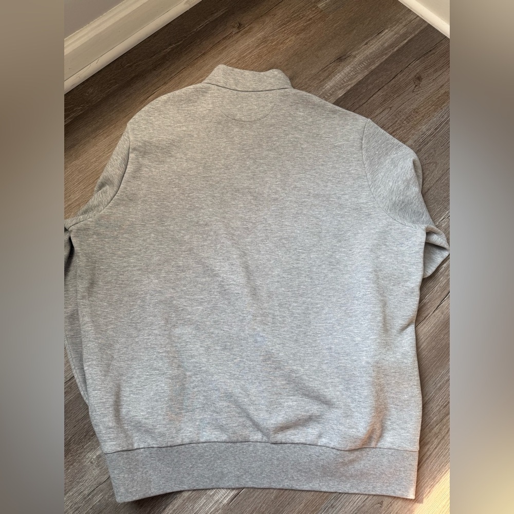 Polo Ralph Lauren Quarter Zip Sweater Sweatshirt Pullover Gray Heather XXL - Picture 5 of 6